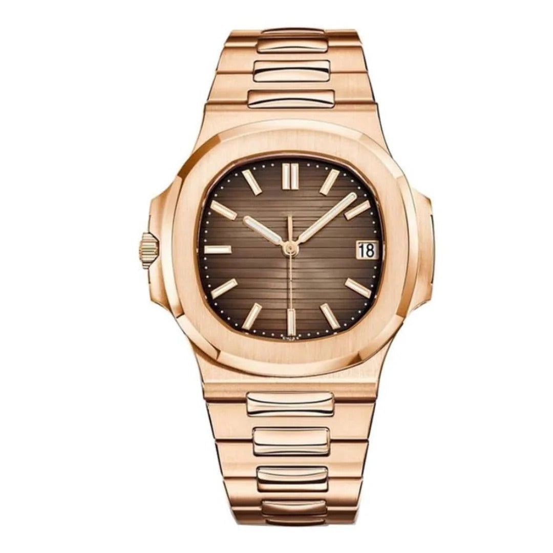 Nautilus Rose Gold Brown Dial