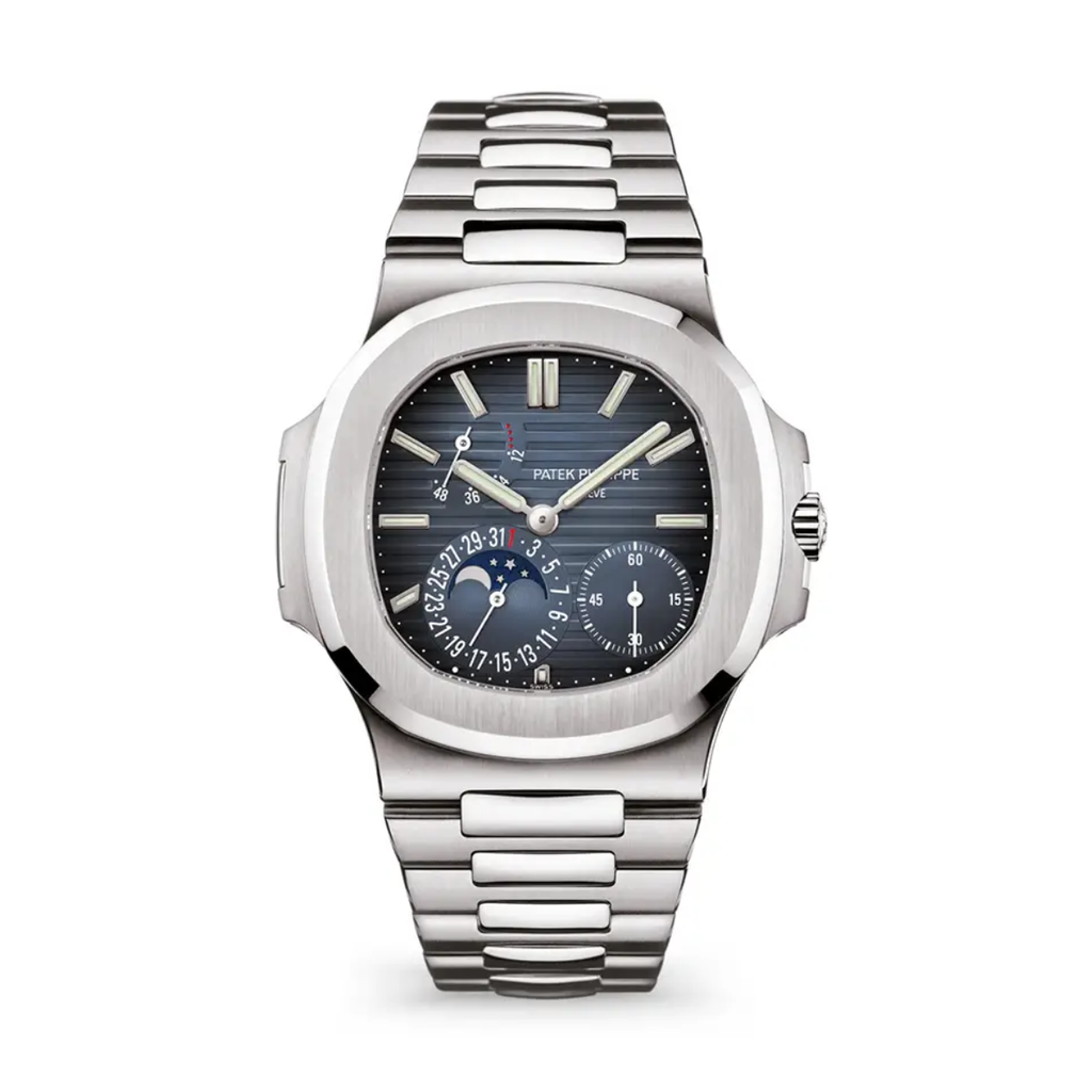 Nautilus Steel Blue Dial Moon Phase 5712/1A-001