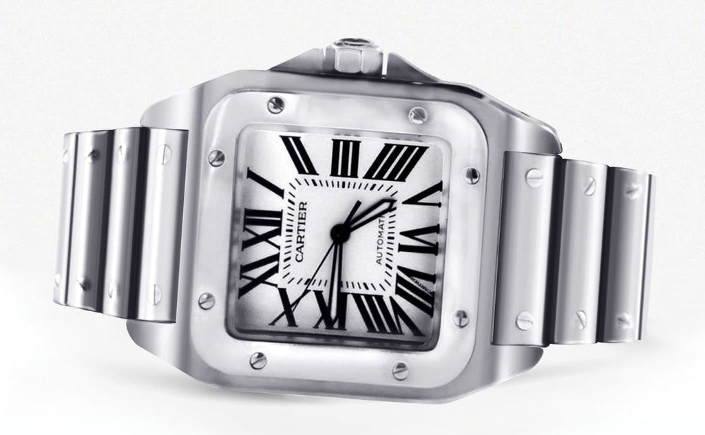 Cartier Santos 100 Stainless Steel 38mm