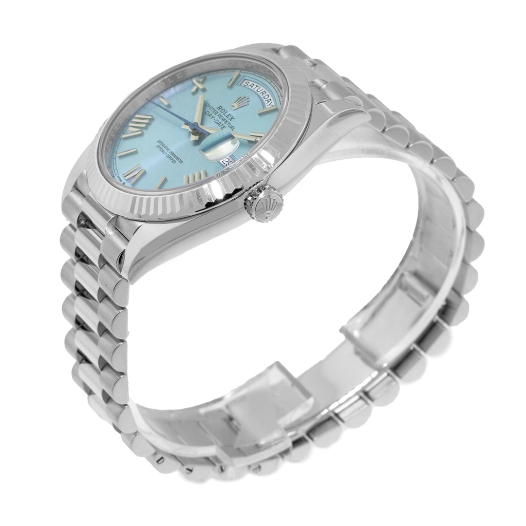 Rolex Day-Date 40 228236 "Ice Blue" Platinum